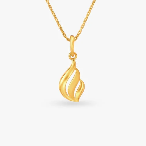 22K Gold Pendant Necklace